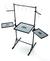 The sturdy base legs allow for three percussion tables.